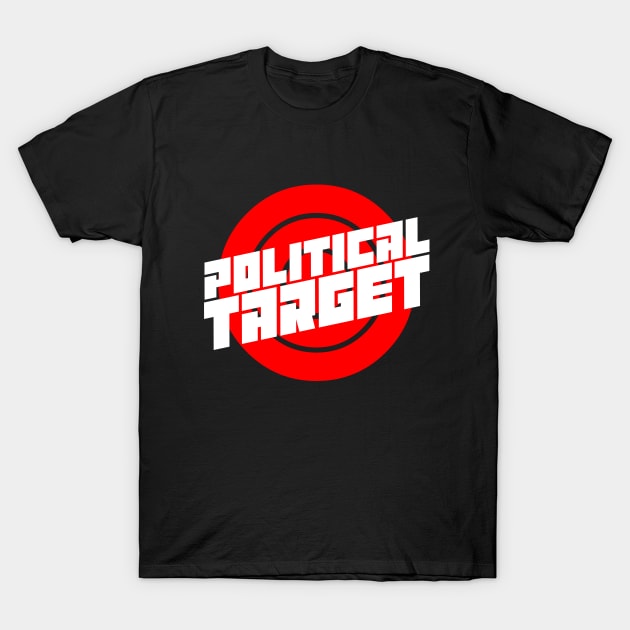 Political Target Red T-Shirt by DJ Sepia